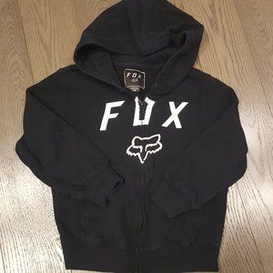 Fox Boys' Legacy Moth Full Zip Hoodie (sz 5/6)